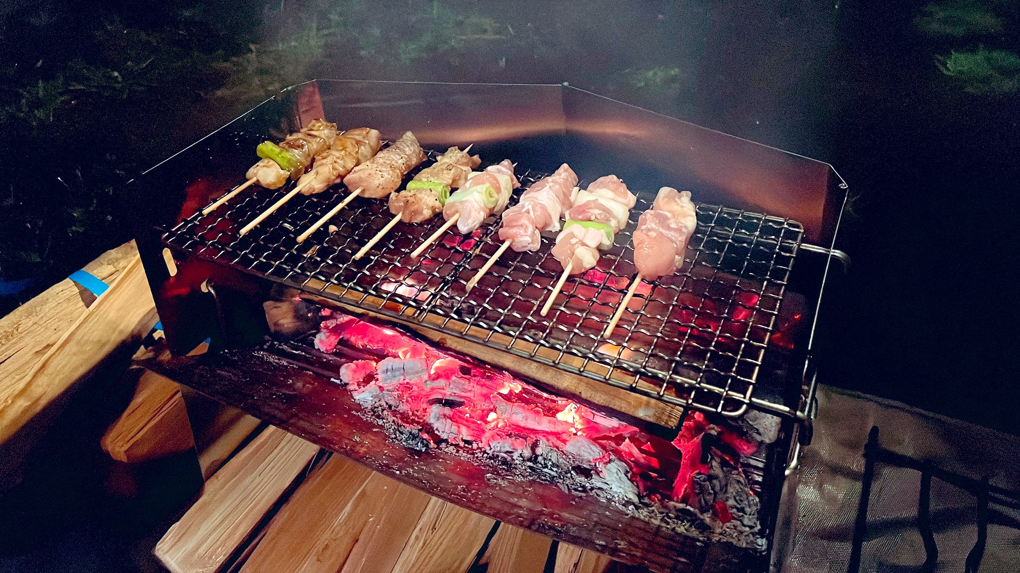 しーきゃんぷ C 初心者キャンパー 安定の焼き鳥ビューイング キャンプ アウトドア キャンプ飯 アウトドア飯 T Co Qxbf4pde6d Twitter