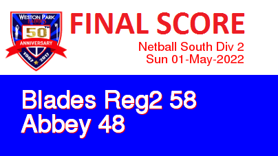 WPBlades's tweet image. Final Score: Blades Reg2 58 - Abbey 48 tinyurl.com/y2j7oa8f