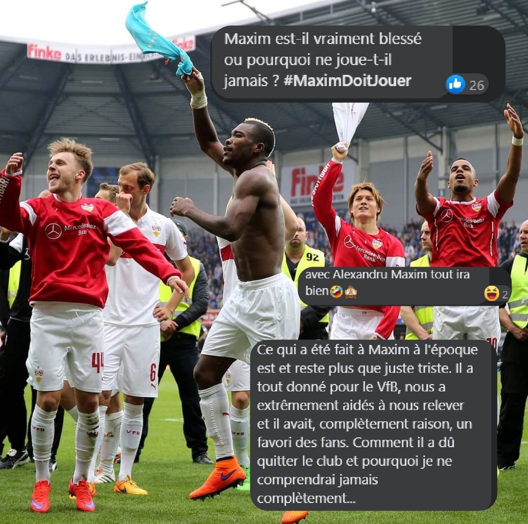 AlexScoutRo's tweet photo. Alexandru Maxim 🇷🇴, l'homme qui fait lever les foules et entretient la passion.

🇩🇪 Stuttgart est au bord de la relégation et visiblement ça rend nostalgique quelques supporters de bon goût lorsqu'ils aperçoivent Maxim... on se posait tous les mêmes questions.

#Throwback #AM44 https://t.co/KNuqnZDlUt