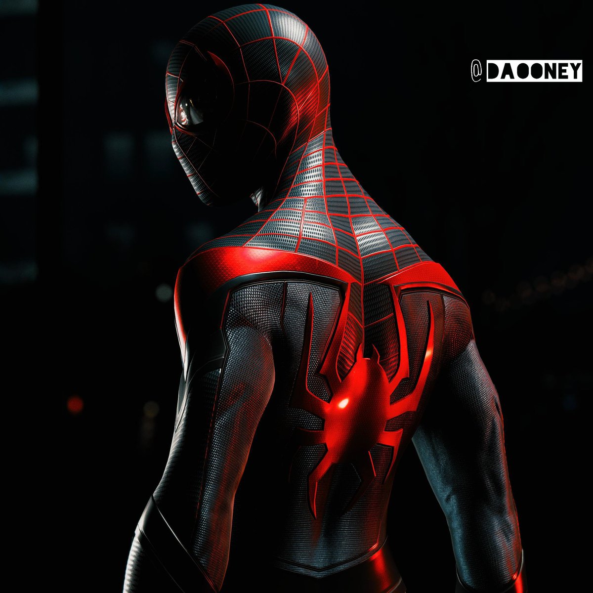DA0NEY's tweet photo. SpiderMan Miles Morales 

#PS5Share #PS5 #VirtualPhotography #WorldofVP #ArtisticofSociety #VPRT #SpiderManMilesMorales  

SpiderMan https://t.co/U5tmKODJ7n