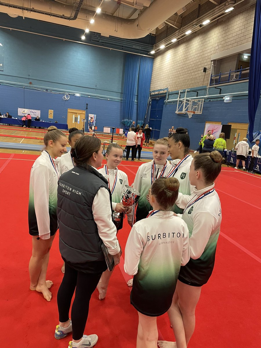 A fantastic day for the Under 19 gymnastics squad.🏆🤸‍♀️
Under 19 group: NATIONAL CHAMPIONS🏆🥇
Under 19 pair: 2nd🥈
Under 14 pair: 4th🎖
<a href="/SportsSHS/">SHS || Sport</a> <a href="/PrincipalSHS/">Rebecca Glover</a> <a href="/ClaireWilsonSHS/">The Physical Educator</a> <a href="/UnitedSport1/">United Sport</a>