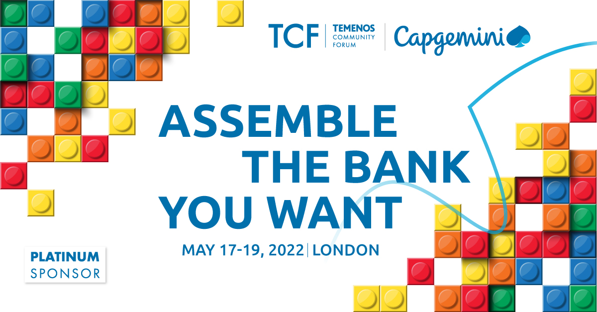 Capgemini_Bnkg's tweet photo. Let’s talk in London! #TCF2022 is a prime opportunity for you to connect with our experts to know how #platformification can help your bank achieve strategic priorities while boosting #CX. https://t.co/DHO8nyC887 @Temenos https://t.co/2oWdkT5oR1