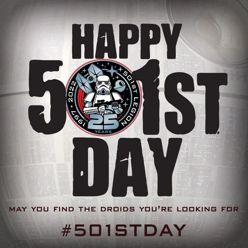Happy 501st Legion day!
#501stLegion  #official501stlegion
#badguysdoinggood