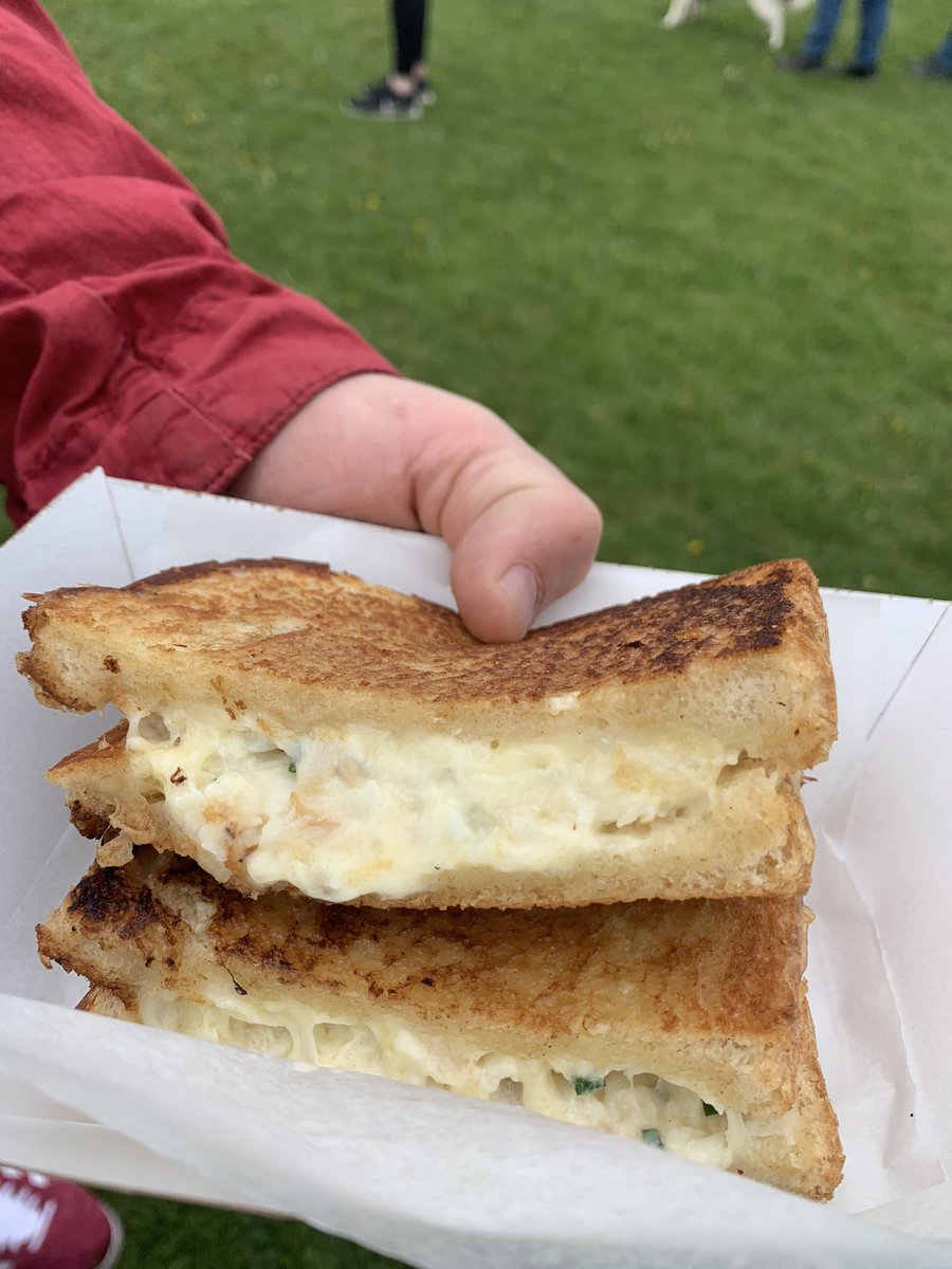 Smokie and cheese toastie from @cheeseoncoast @arbroathmarket, what a wee piece of heaven - delicious!! #crohnscookingme @visitangus #cheeseoncoast  #localfoodie