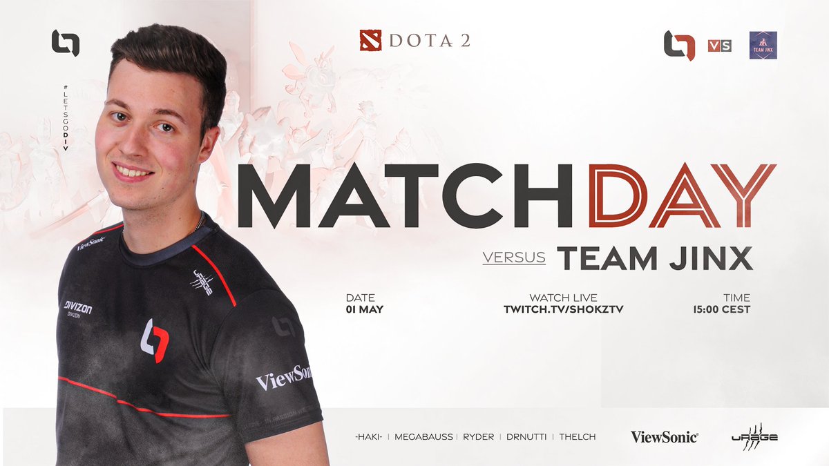 Last day of the spring #ESLMeisterschaft 2022! ⚡⚡⚡

Our boys face off against Team Jinx for a 3rd place finish, so make sure to support them in the chat 👊

⏰ 15:00 CEST
📺 twitch.tv/shokztv

@JanHoltma &amp; @DaHorsty are casting live from Berlin 🙌

#LETSGODIV