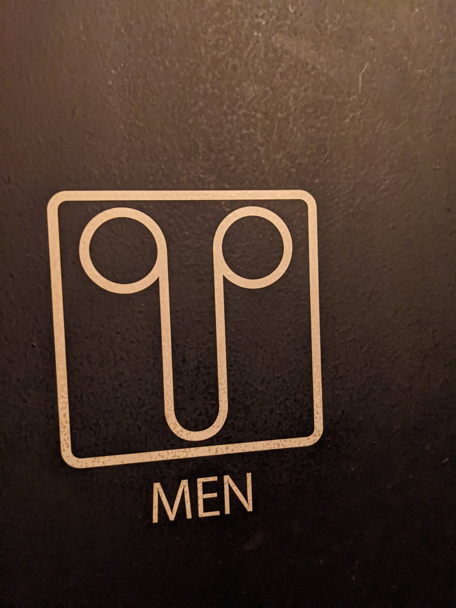 直接的なピクトグラムと思いきや オシャレなお店のトイレの表示マークに色々と考えさせられるお話 Togetter