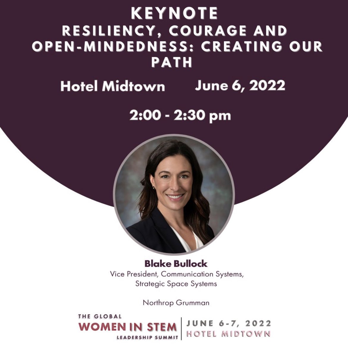 Global Women in STEM Leadership Summit in Atlanta - I’ve got inside info on keynote speaker - promises to be fantastic. Register now at lnkd.in/dY55kmFD
<a href="/blakebullock/">Blake Bullock</a> 
Visit stemwomensummit.org