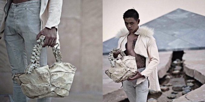 Çocuk omurgasından Çanta Arnold Putra, gerçek bir çocuk omurgasından yapılmış bir çanta modelliyor. Brezilya Federal Polisi kısa süre önce insan kaçakçılığından kaynaklanan üç paket insan plasentası sipariş ettiğini ortaya çıkardı. Kaynak: vigilantcitizen.com/pics-of-the-mo…