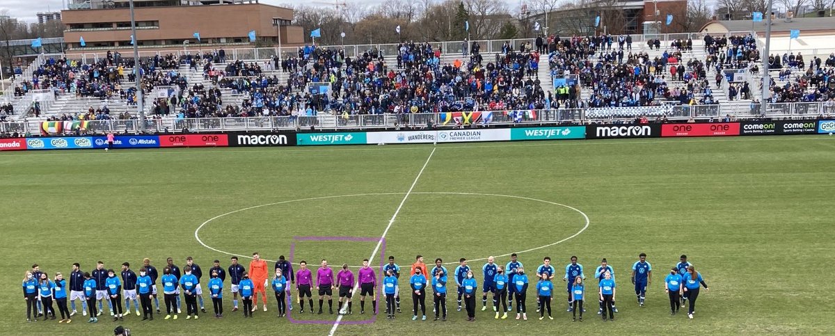 Good to see 4 local ⁦<a href="/SoccerNS/">Soccer Nova Scotia</a>⁩ officials (Ben, Travis, Sang &amp; Scott) take on ⁦<a href="/CPLsoccer/">Canadian Premier League</a>⁩ game ⁦<a href="/HFXWanderersFC/">Halifax Wanderers FC</a>⁩ home opener. Well done gentlemen!!