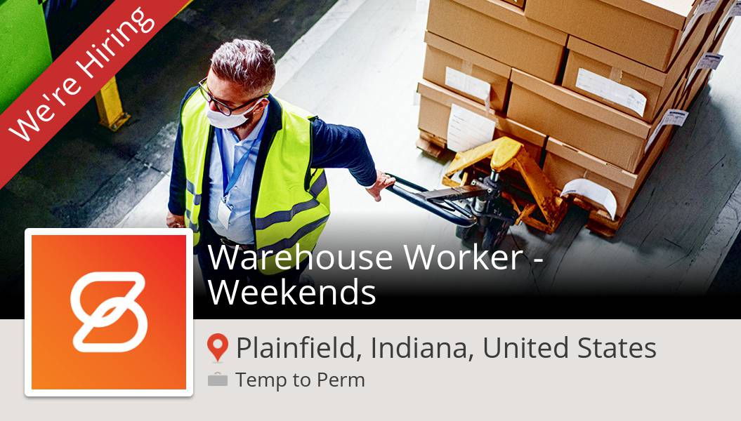 SpherionIndiana's tweet photo. Check out this #job: #Warehouse #Worker - Weekends at #Spherion (#Plainfield) https://t.co/woPxv2AHYj https://t.co/GizGUtRcMF