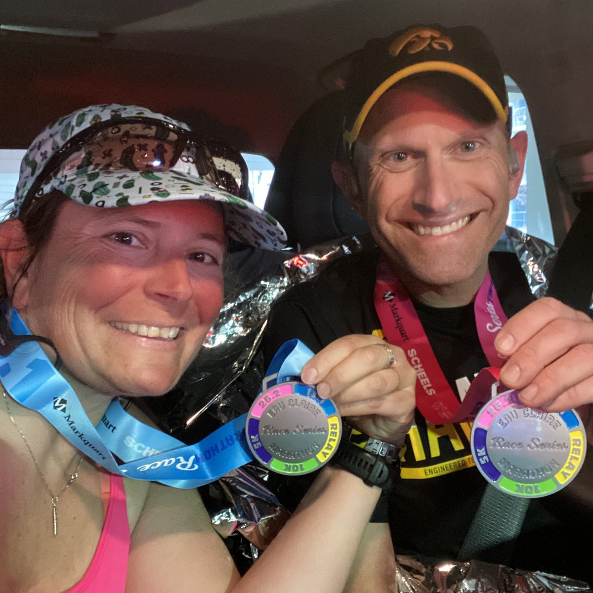 AngieMaskeBerka's tweet photo. We found the finish line!! #runec https://t.co/TD84QLUdxz