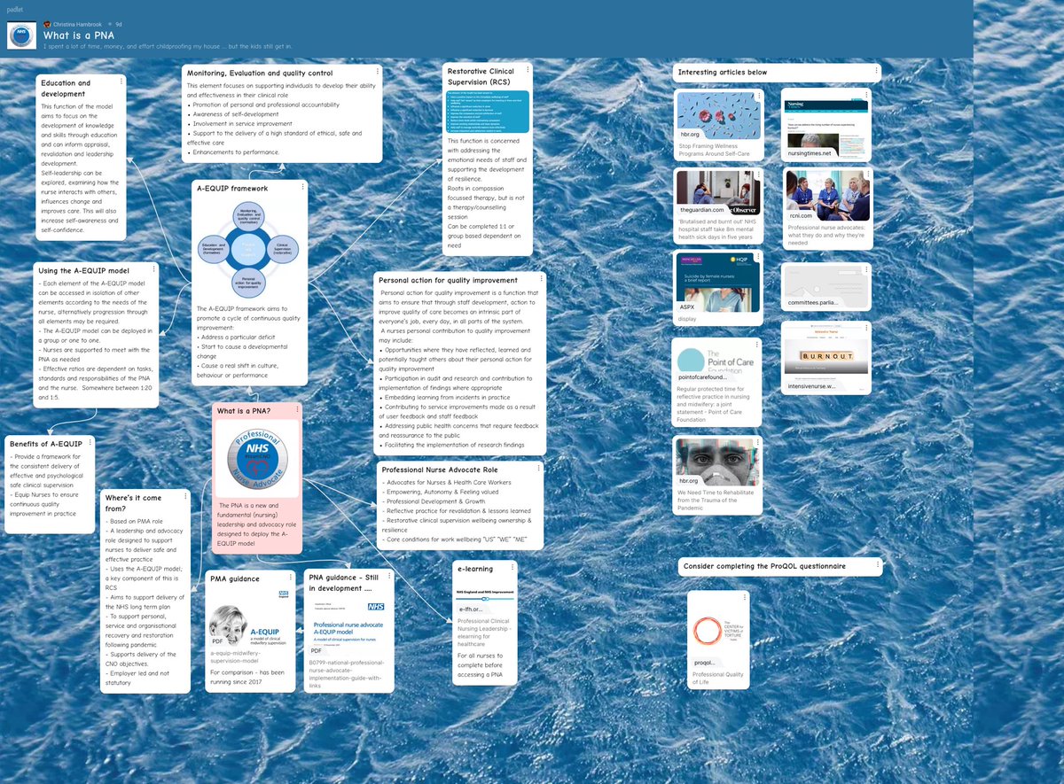 What is a PNA?  My digital notice board explaining the PNA role to staff #professionalnurseadvocate #PNA