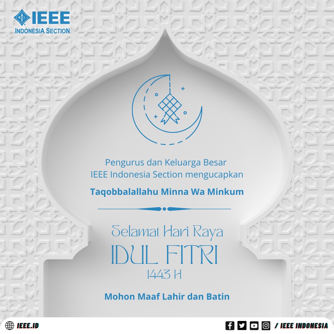 Selamat Hari Raya Idulfitri 1443 H. Mari bersihkan diri di hari yang fitri, semoga segala dosa &amp; kesalahan kita yang lalu terampuni. Taqabbalallahu minna wa minkum, mohon maaf lahir &amp; batin. #idulfitri1443H