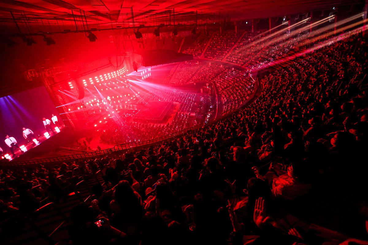 skzinfoespmx's tweet photo. El periódico Kpopherald publicó fotos HD del último concierto de Stray Kids en Seoul hoy

(1/4) https://t.co/9hLEeR1ust