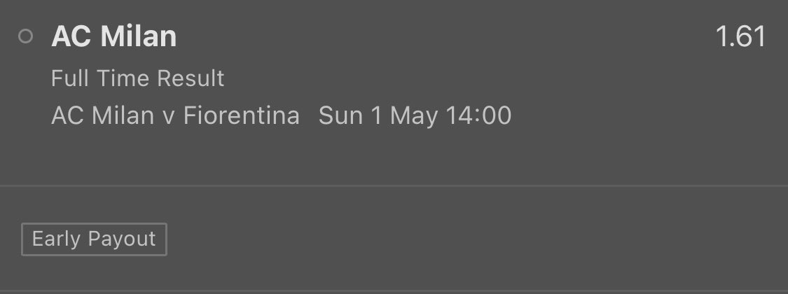 TipsRaw's tweet image. Football Bets ⚽️

- Double @ 1.62

- Double @ 1.8

- AC Milan @ 1.61

- Chelsea Big Odds @ 4.0 

More to come later 🤝