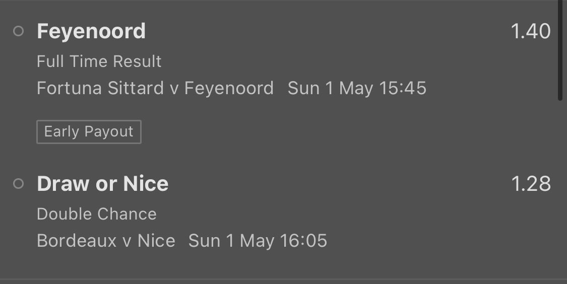 TipsRaw's tweet image. Football Bets ⚽️

- Double @ 1.62

- Double @ 1.8

- AC Milan @ 1.61

- Chelsea Big Odds @ 4.0 

More to come later 🤝