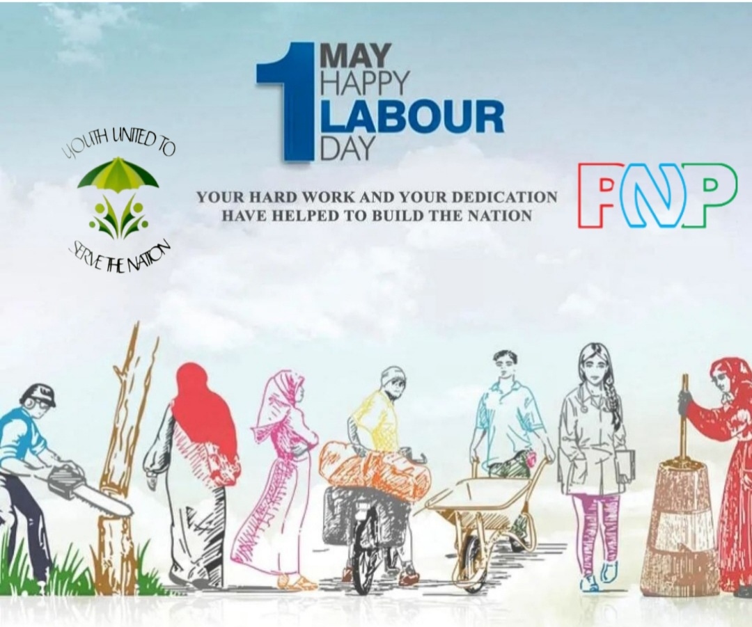 thenationserve's tweet photo. Youth United to Serve The Nation (YUSTN) &amp; Press Network of Pakistan (PNP) mutually spreads awareness regarding Labour day. 

On this day our msg is for labours to define their contributions to building the Nations. We appreciate our hard-working labour 👨‍🔧👨‍🏭👷‍♂️👲.
#LabourDay https://t.co/iiPXlcpLXk