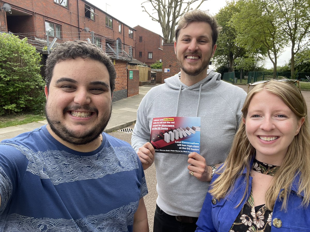 Marcos4WH's tweet photo. It was great being out with friends this morning speaking with residents and delivering a positive message in West Hampstead! @WestHampTories https://t.co/1lDvxW7eR0