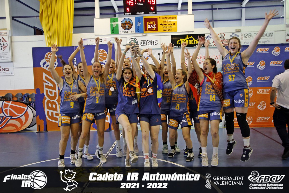 🏆 #FFCadeteFemeninoIRAutonomico

🥇 El Cadete A, campeón autonómico al ganar todos su partidos de la Fase Final

🥉 El Cadete B ha ganado el partido por el tercer puesto

🇪🇸 ¡Tendremos a ambos en el Campeonato de España!

¡Enhorabuena! 🔥

📷 <a href="/fbcv_es/">FBCV</a>