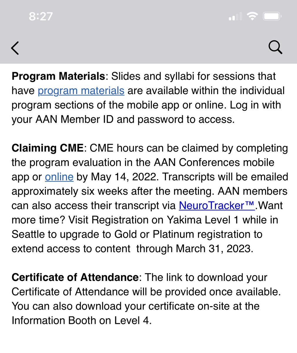 NataliaRostMD's tweet photo. @AMahajanMD @AANMember It’s in the #GeneralInfo section of the #AANAM app 👉 you can claim through app or online. 🙌 Good luck https://t.co/QChkv4e1Mj