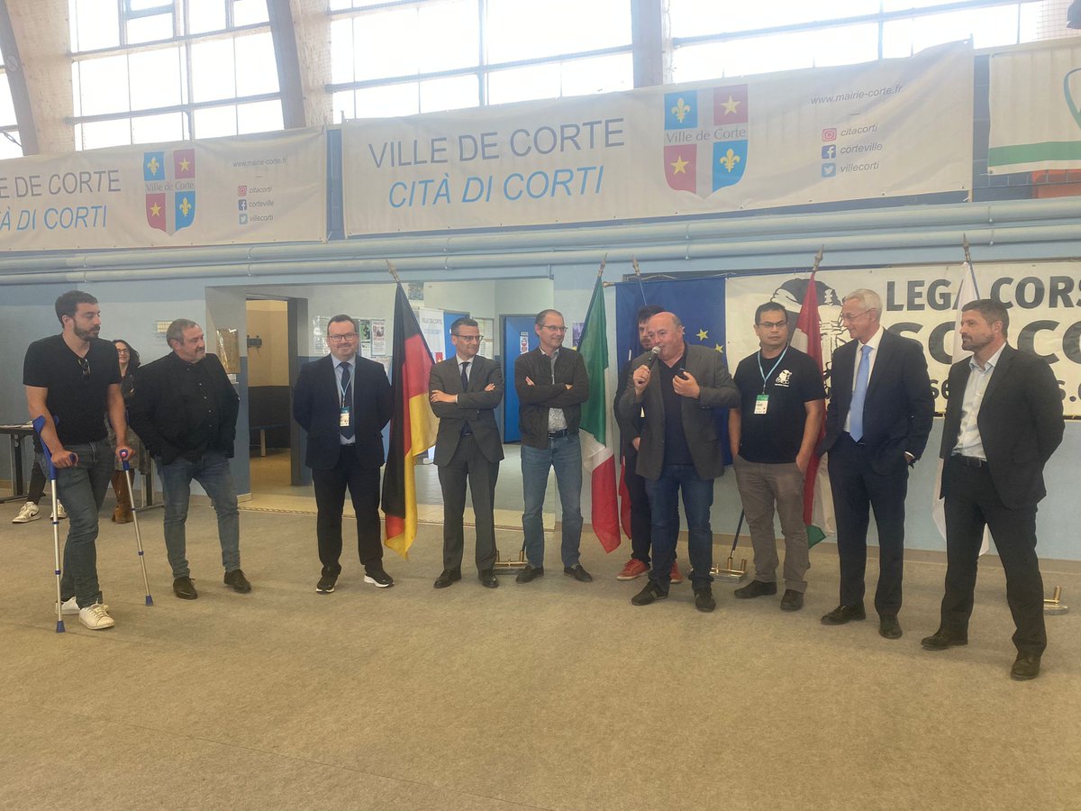 Un piacè d'avè raprisentatu a cunsigliera esecutiva @LaudaGuidicelli per l'apertura di a <a href="/mitropacup_2022/">Mitropa Cup 2022</a> in <a href="/VilleCorti/">Ville de Corte - Cità di Corti</a>.
Una cumpetizione internaziunale è un evenimentu maiò per a capitale !