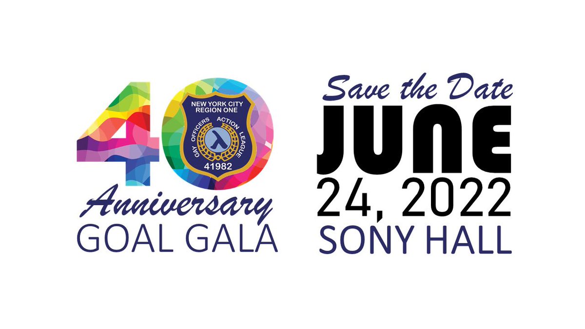 GOALny's tweet photo. We turned 40 &amp; want to celebrate with you! Save the date, tickets will be available soon! https://t.co/DLJKCkPipi