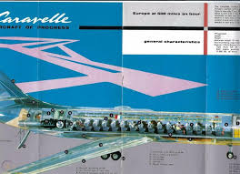 USAS_WW1's tweet image. 2/ #France #avgeeks #aviation France's Caravelle was world's first short/medium range commercial passenger jet (9 years before B-737). Crew: 3; 80 passengers; 105' l x 112.5' w x 28.6' h; 2 × Rolls-Royce Avon Mk.527 turbojet engines (11,400 lbf thrust).