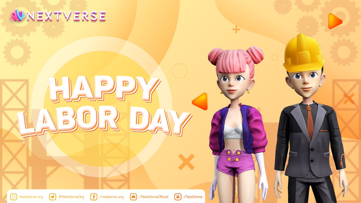 NextVerseOrg's tweet image. ♥️ HAPPY LABOR DAY ♥️
✨ Labor Day is about appreciating the effort a person has put into their job. Nothing great can ever be achieved if a person does not try his best at what he is doing.
✨ NextVerse wants to give you a few words.#NextVerse #Metaverse