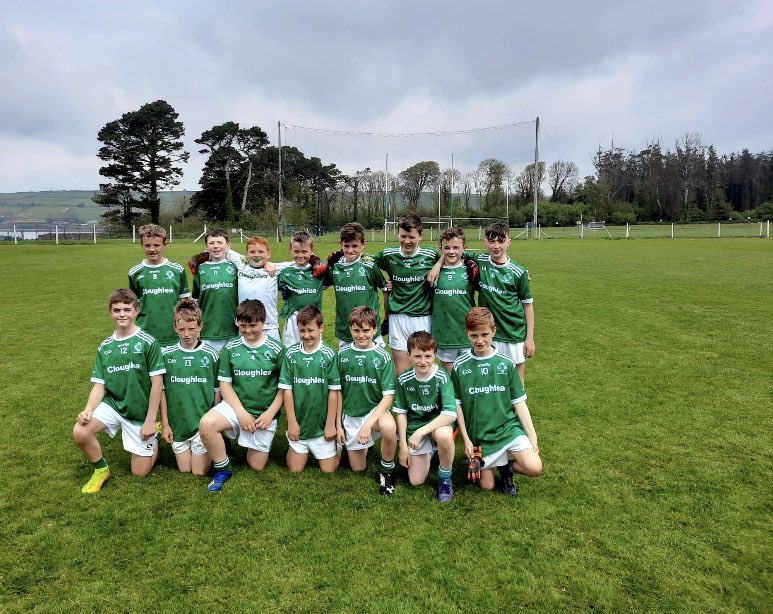Well done to our u13 footballers this morning, they beat aghada this morning 7-5 to 1-2. The 2009 under 13’s group also played Clon on Wednesday evening winning 4-7 to 1-4. Well done to all involved