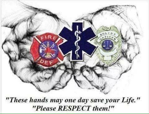 CHassberger's tweet image. It’s First Responders Day. Thank you to all of our hard working Paramedics, Police Officers and Firefighters for doing what you do every day. We appreciate each and everyone of you.  You are all heros.
