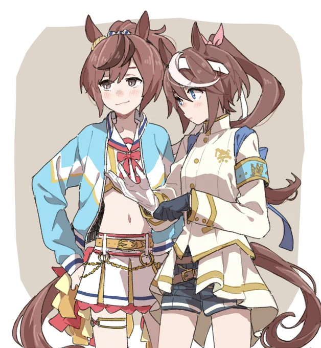 ポニテお揃いキラキラ応援団…という幻覚を見た… 