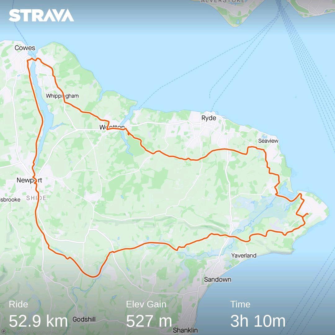 AndyHookey's tweet photo. Mini IOW radonnee completed. Was great fun and aim to do the full next year.
#cycling 
#pedalpower https://t.co/BThlNBQqid
