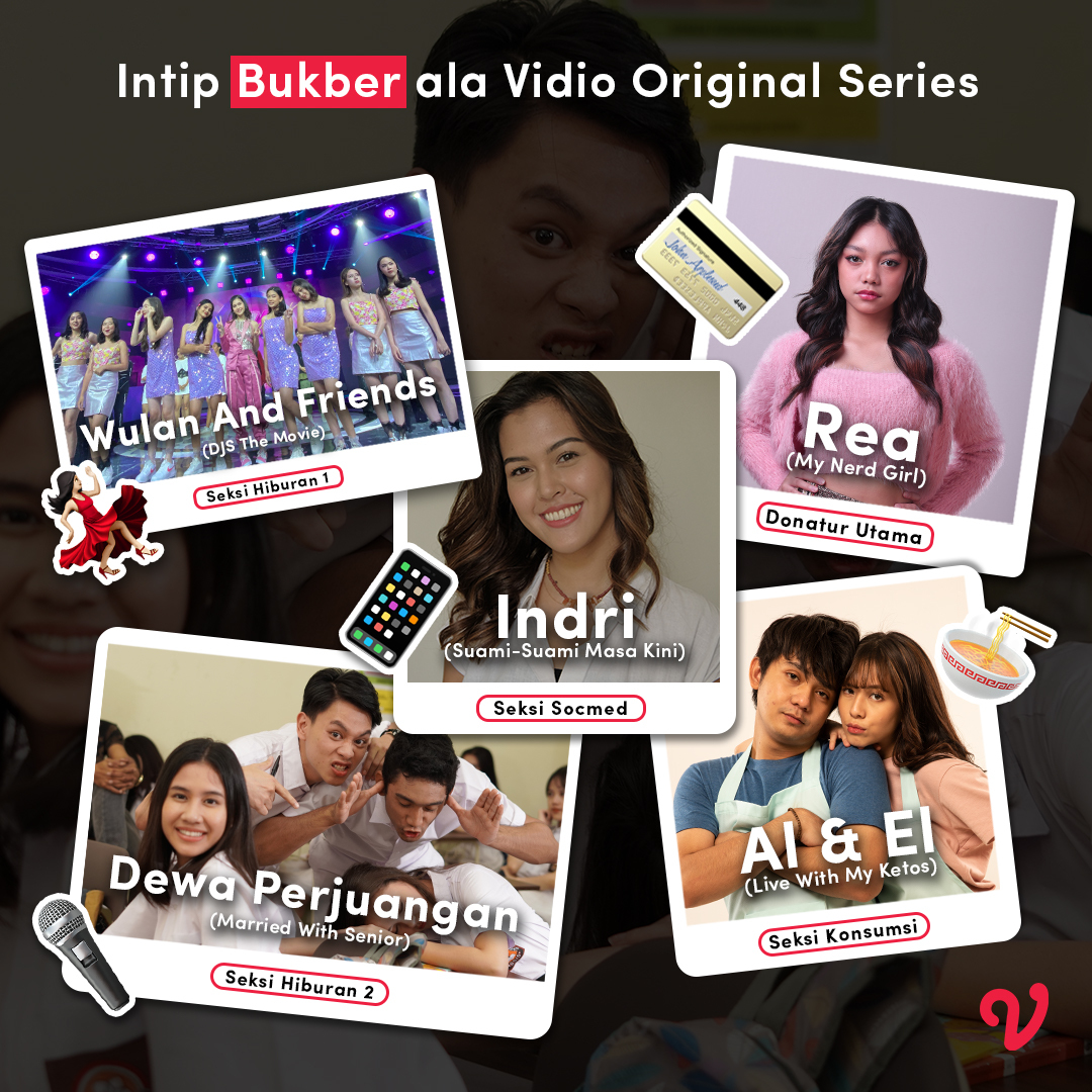 vidio's tweet photo. Gambaran panitia bukber Vidio Original Series xixixxi
Bayangin aja dulu, bakal heboh banget gak sih bukbernyaa???✨🤪
#DJSTheMovie #SSMK #MarriedWithSenior #LiveWithMyKetos #MyNerdGirl #Vidiooriginals #SemuaAdaDiVidio https://t.co/OFlGUwb6x4