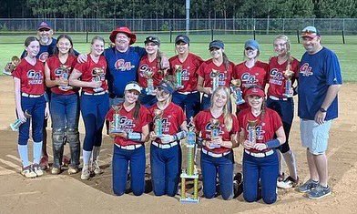 GAPowerRocco18U's tweet photo. Started slow yesterday but bounced back in a big way by winning our bracket at the PGF Battle on the Diamonds!! Great team effort with everyone stepping up to contribute including the first career bomb for Katie Murphy!! Way to go ladies!!
#gapfamilia
#goelephants https://t.co/USXr8uxe9R