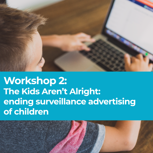 Surveillance capitalism includes the cookies and tracking bots following us around the internet, building consumer profiles on us from an early age. 

@OllieHayes explains who's taking Big Tech to court. Workshop at #BeyondConsumerism, Sat 14 May, London adfreecities.org.uk/conference-202…