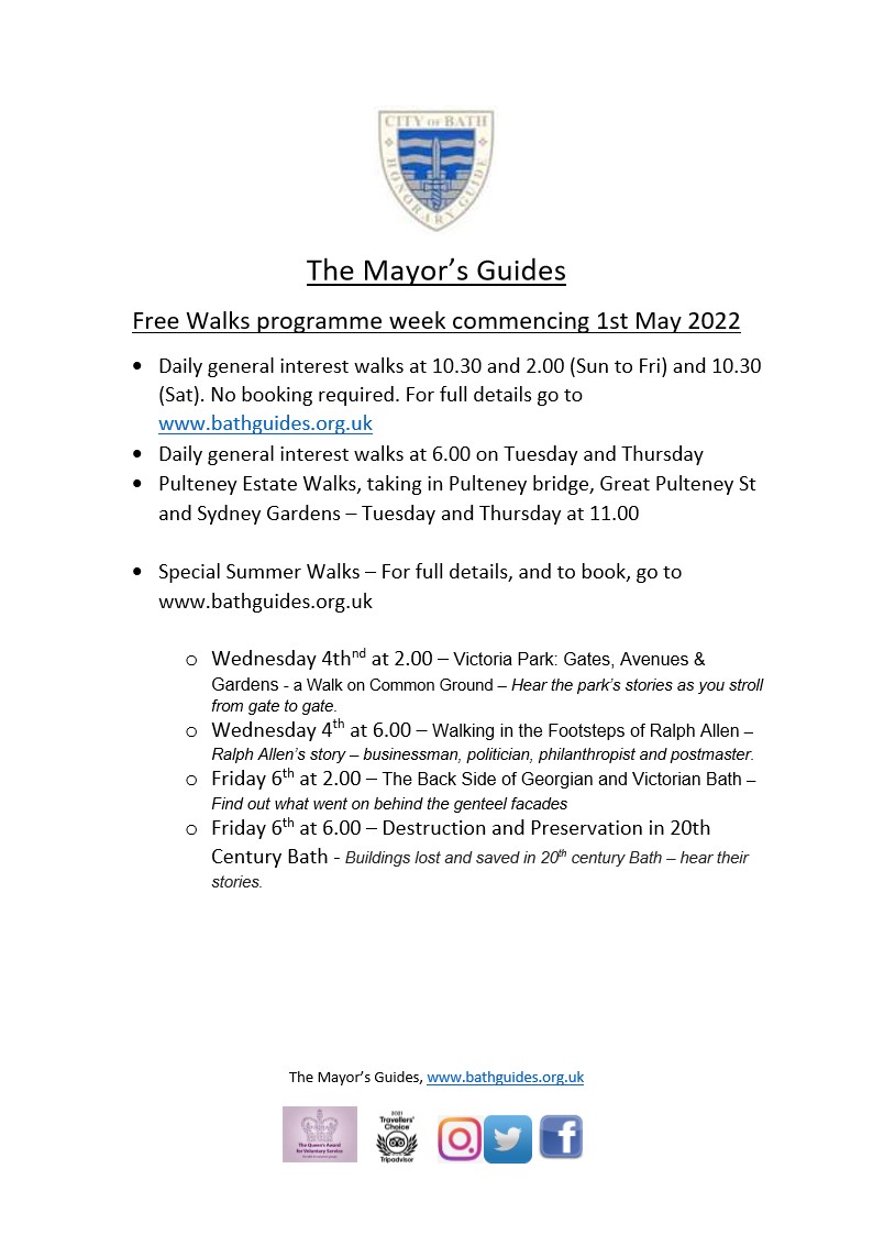 Mayor's Guides on Twitter "This week we introduce evening walks and