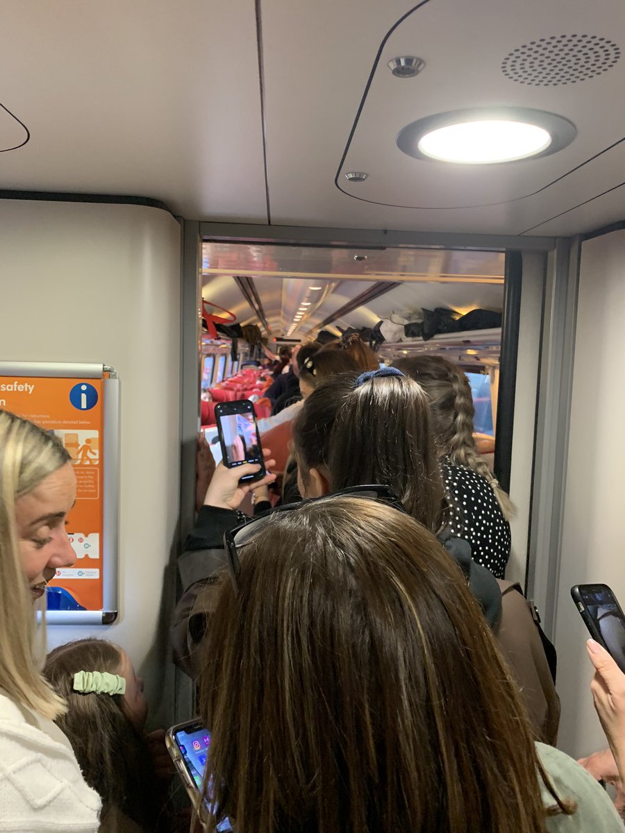journalivsm's tweet photo. @thetrainline @EastMidRailway this is actually appalling… so many people have reserved seats, yet everyone is just doing a free-for-all. no ability to distance ourselves. we’re packed in like sardines for the next 2.5 hours… shocking. i did not pay money for this. https://t.co/CZSEd1bJ1p