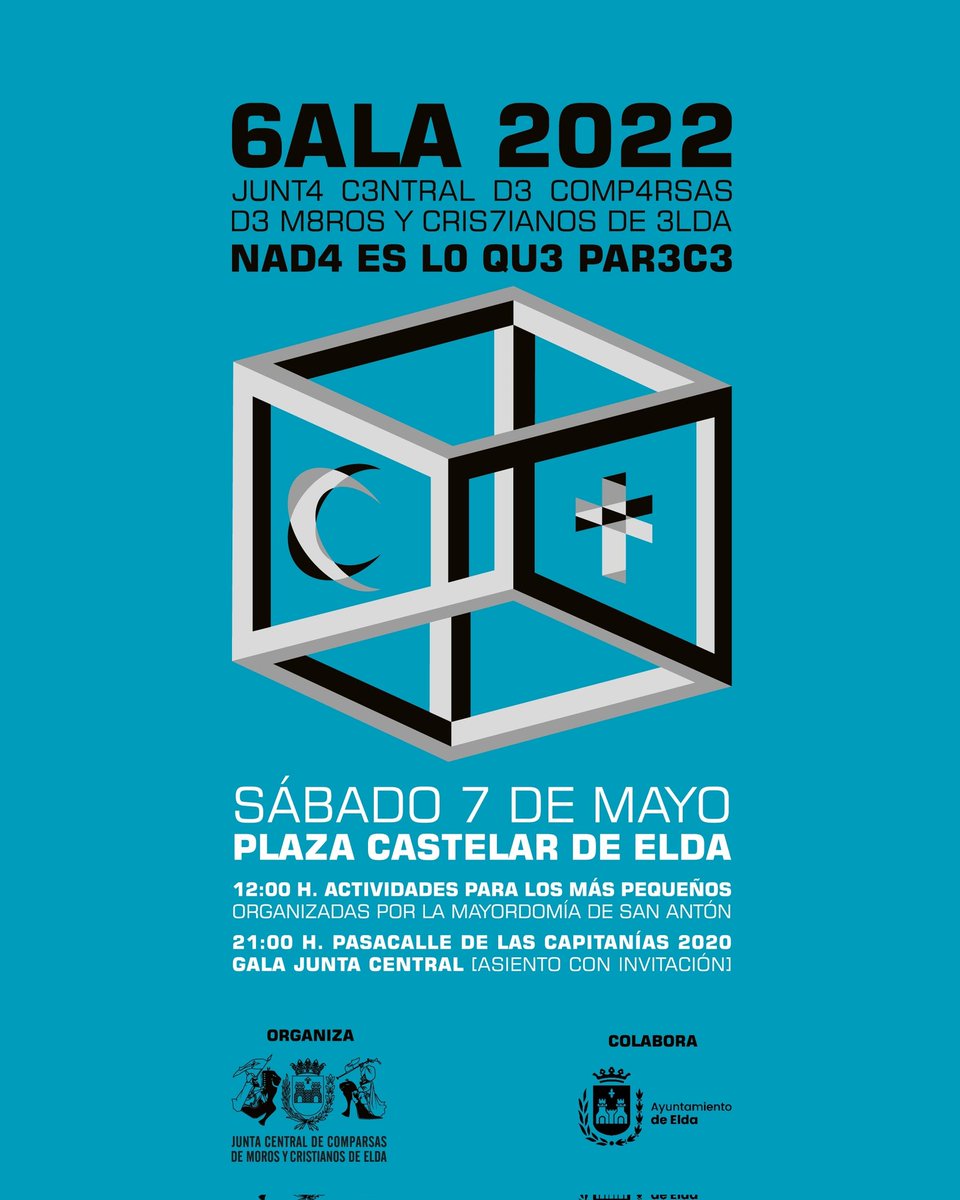 MorosdeElda's tweet photo. ✅ ENTRADAS GALA JUNTA CENTRAL 2022

🎫 Desde Junta Central se pondrán a disposición del público en general entradas para asistir a la Gala del próximo sábado 7 de mayo hasta completar el aforo

➡️ El horario de recogida será lunes y miércoles de 19:00h a 21:00h en Casa de Rosas https://t.co/3oc2Iqk85y