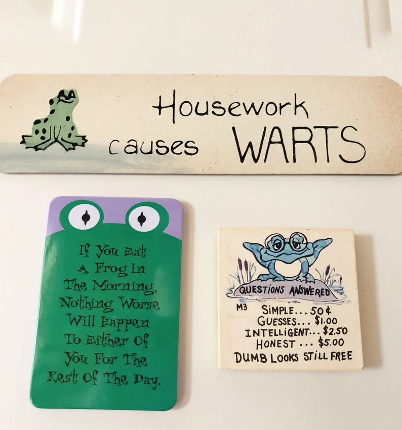 Magnets Frog Magnets Refrigerator Magnets Funny Magnets Vintage Magnets etsy.me/3LuUHnM via <a href="/Etsy/">Etsy</a>