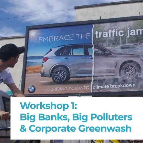 SUVs, fast fashion, Big Oil, #FossilBanks and Junk Food companies all use outdoor advertising billboards to #greenwash their image.

<a href="/badvertising11/">badvertising @badvertising.bsky.social</a> <a href="/fossilfreeLDN/">Fossil Free London</a> <a href="/labourlabel/">Labour Behind The Label @labourlabel.bsky.social</a> skillshare on fighting back.

Sat 14 May, Conway Hall, London. 

Register: adfreecities.org.uk/conference-202…