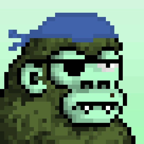 Welcoming my 3rd genesis <a href="/CyberKongz/">CyberKongz</a> !ooh #banana #bluebandannagang