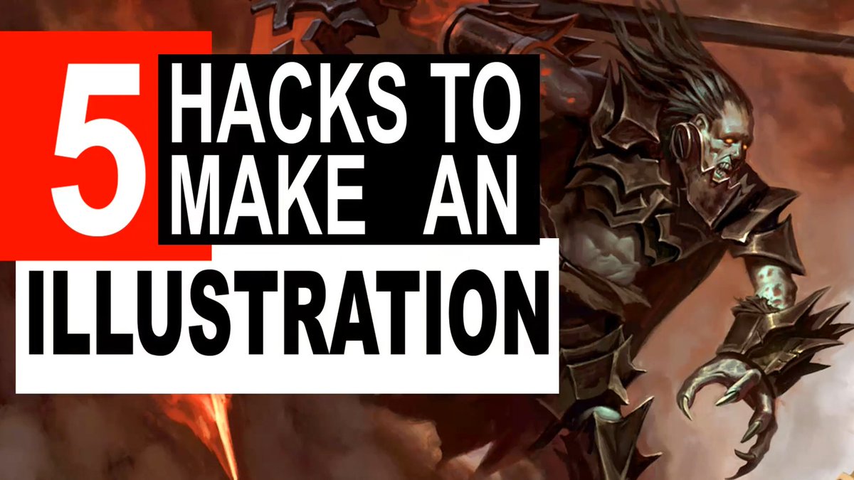 5 Hacks to make an illustration youtu.be/HN5EfQJkD38 #illustration #illustrationhacks #arttutorial #howtpaintdigital #digitalart