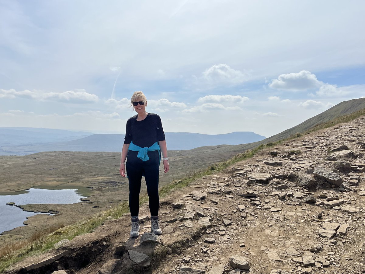 Yesterday I fulfilled a life time ambition to walk the Yorkshire Three Peaks. All the aches and pains today are well worth it ! #buzzing