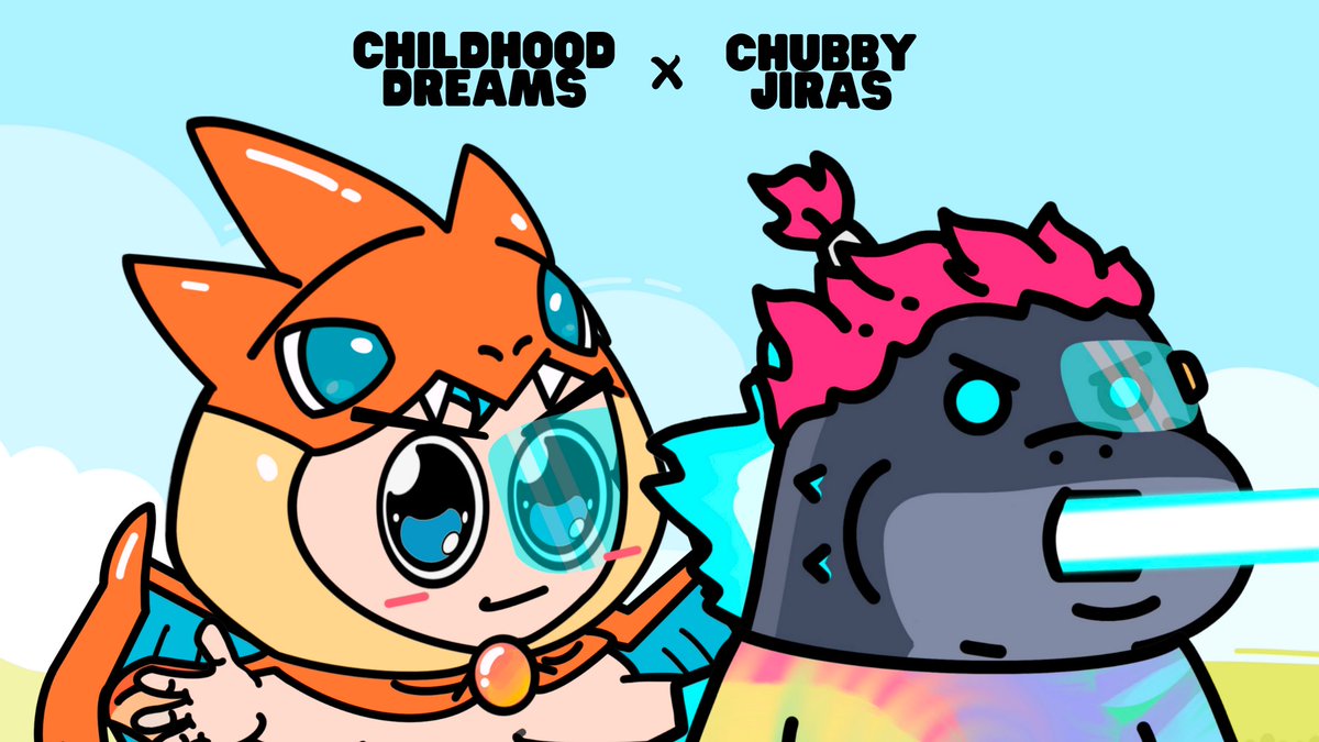 🌈  Childhood Dreams x Chubby Jiras 🌈 
Giving Away X WL Spots 

1⃣ Follow <a href="/Childhood_NFT/">Childhood Dreams</a>, <a href="/ChubbyJiras/">Chubby Little Jiras</a>, <a href="/JvnYi/">Jvnyi</a> 
2⃣ ❤️ +RT
3️⃣ Tag your Friends 

48Hours⏳