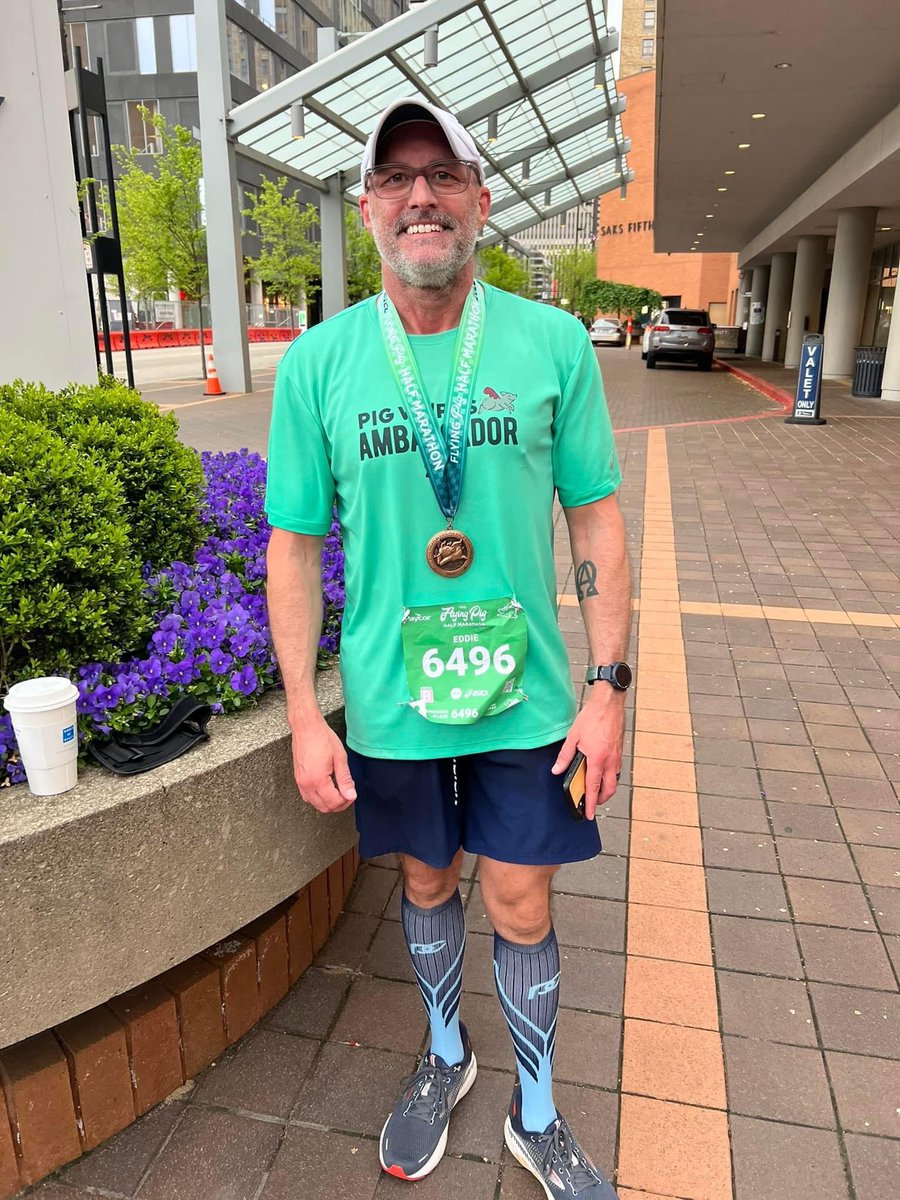 Papa_Coleman_KY's tweet photo. Finished.
Not my best time, but had a great time!
First half in almost 6 years, so I’m really happy with my time.
Shoutout to Patricia Coleman for the finish line latte!
#run #running #runner #runchat #bibchat #runflyingpig #flyingpighalfmarathon #runhappy #pigworksambassador https://t.co/UAYYbNLUzK