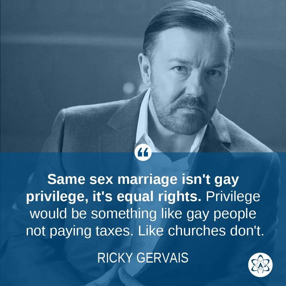 Ricky ❤️ <a href="/rickygervais/">Ricky Gervais</a> ❤️