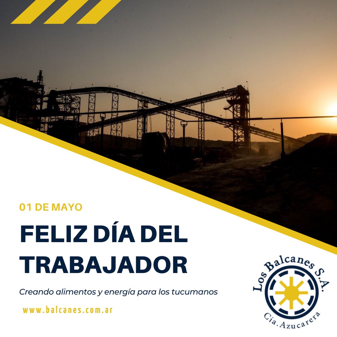 •Feliz Día del trabajador•

¡Hoy celebramos a todos los trabajadores en su día !

En especial a nuestra gran familia 𝗟𝗼𝘀 𝗯𝗮𝗹𝗰𝗮𝗻𝗲𝘀 ,han demostrado su compromiso y esfuerzo con nuestra industria,tan importante para el país.
