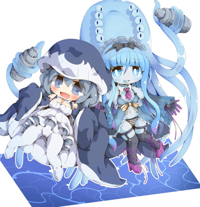 モン娘ぐらでぃえーたのビッグ・ブルーちゃんとキロネクスちゃん! 