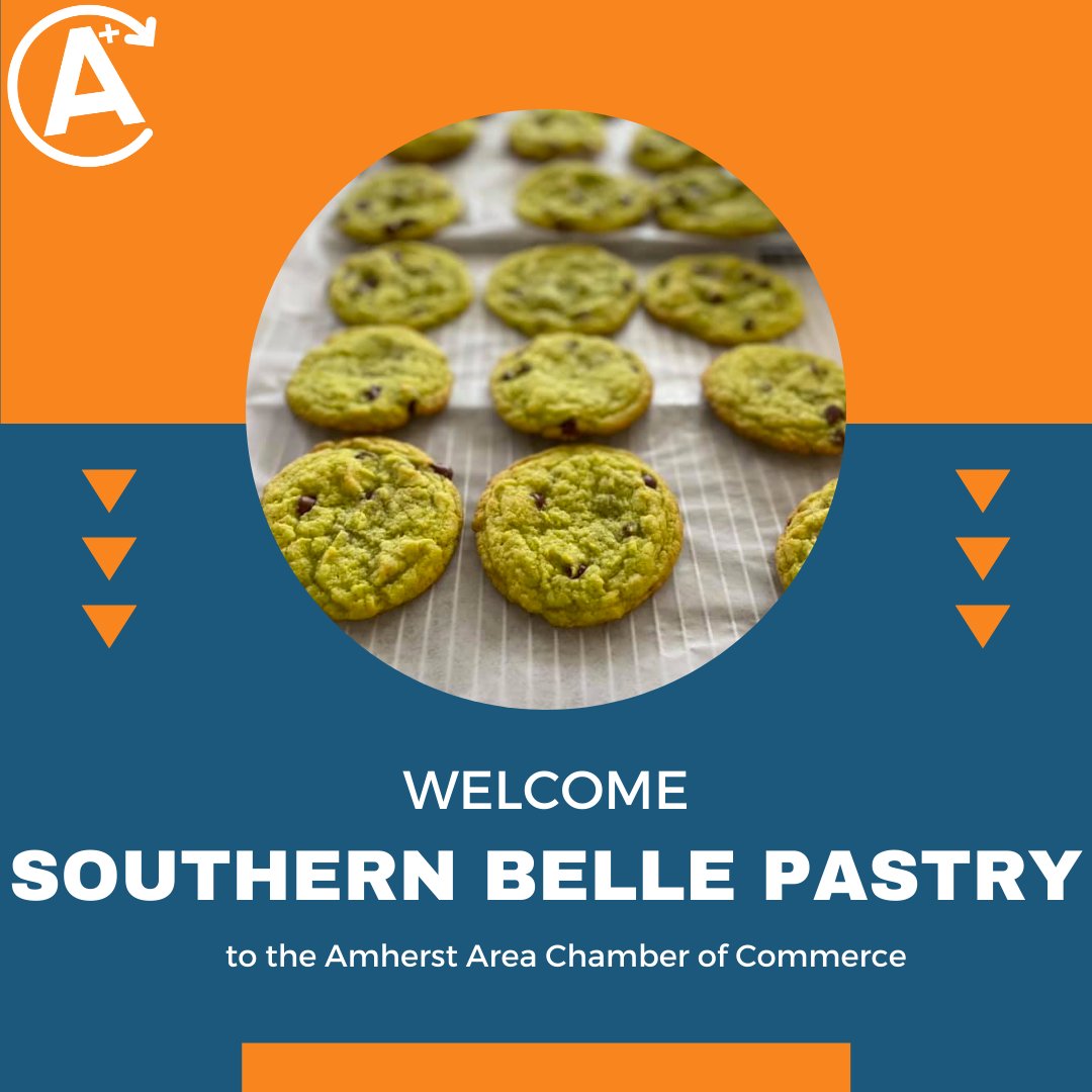 AmherstAreaCC's tweet photo. Southern Belle Pastry has a variety of simple and homemade comfort desserts. Welcome, Southern Belle Pastry, to the Amherst Area Chamber of Commerce! #welcome #local #NewBusiness #AmherstArea https://t.co/4HC9zFokMo