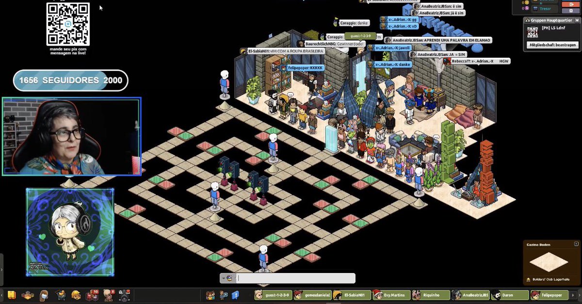 selmacecilio1's tweet photo. Amorees, a @cecilio_selma está agora fazendo sua viagem no Habbo alemão e olha.. Já estamos nos joguinhos que tanto amamos!!🤩 Crie sua conta e vem se divertir com a gente nesse intercâmbio🫰💃

@trovobrasil @HabboPTBR https://t.co/tscJD8Ou7u